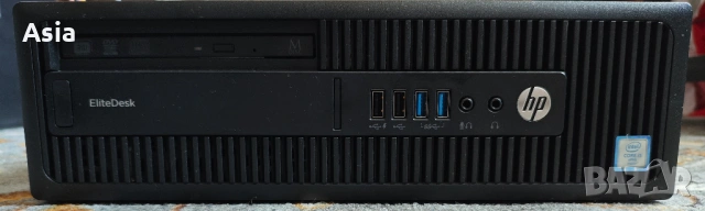 Продавам компютър HP EliteDesk 800 G2 SFF /i5-6500/16GB DDR4/SSD 256GB +1TB HDD, снимка 3 - Работни компютри - 54098910