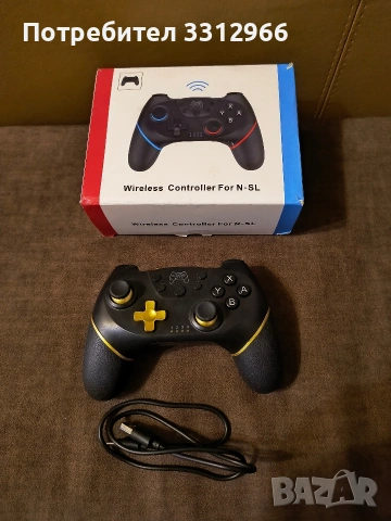 Чисто нов безжичен джойстик за Nintendo, снимка 2 - Аксесоари - 54004158