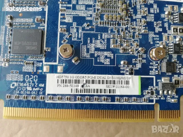 Видео карта AMD Radeon Sapphire HD 5750 HDMI 1024MB GDDR5 128bit PCI-E, снимка 9 - Видеокарти - 47978134