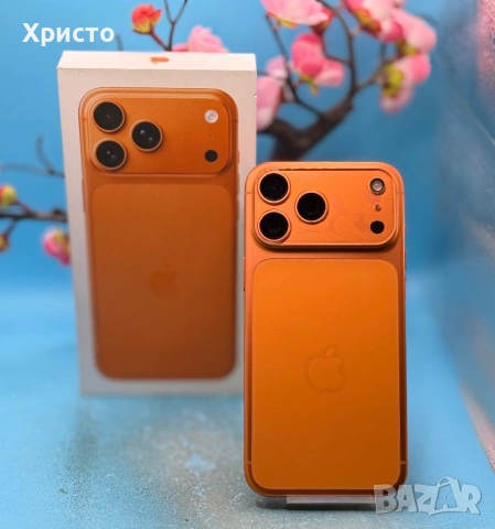 ГАРАНЦИОНЕН!!! APPLE iPhone 17 Pro Max, 256GB, 5G, Cosmic Orange + подарък оригинален адаптер Apple, снимка 5 - Apple iPhone - 54149388