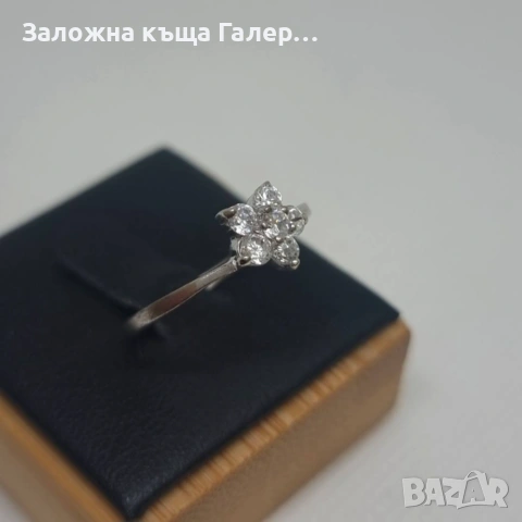 Нов сребърен пръстен с фианити – 925 проба - 1,50 гр, снимка 4 - Пръстени - 54214658
