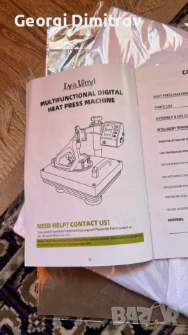 Преса за щампи на тениски и др., снимка 2 - Други машини и части - 53590129