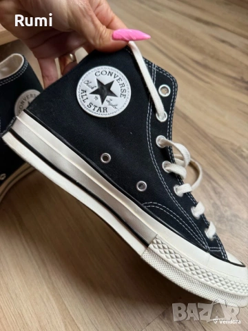 Оригинални черни високи кецове Converse ! 39 н