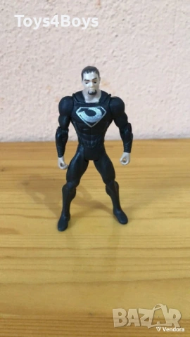 Small Action Figure Super-man Black suit