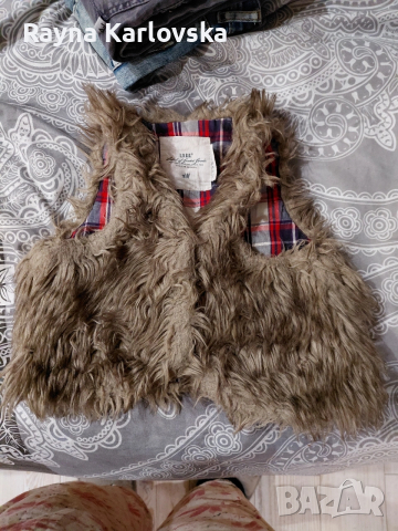 Елечета, блузка и ленена ризка за 4-6год., снимка 4 - Детски Блузи и туники - 53901915