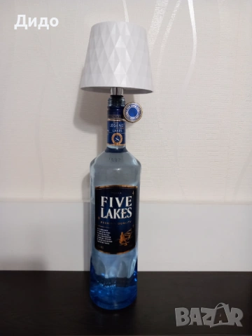 Сензорна LED лампа за бутилка с акумулаторна батерия