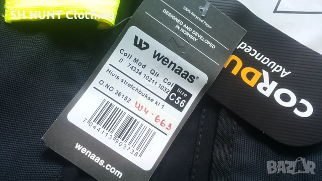 Wenaas 74334 HI VIS 4 Way Stretch work Touser размер 54 / XL еластичен работен панталон W4-663, снимка 14 - Панталони - 52726298