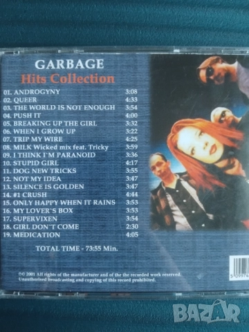 Garbage ‎– Hits Collection - матричен диск музика, снимка 2 - CD дискове - 52241142