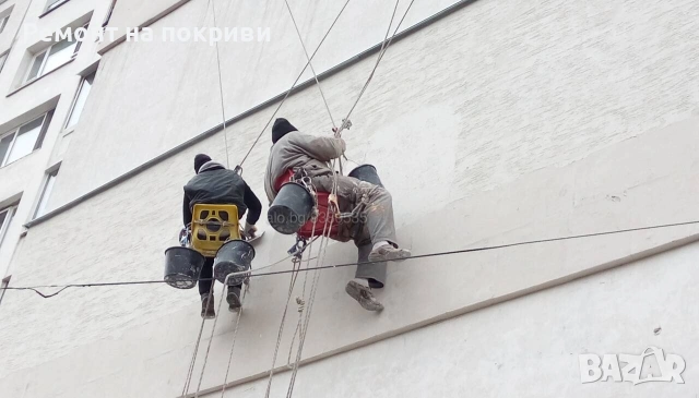 Всички услуги по алпийски способ. Реагираме Бързо , снимка 2 - Ремонти на покриви - 54190438