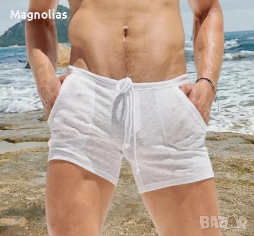 Секси прозрачни тънки шорти з, снимка 3 - Спортни дрехи, екипи - 53772402