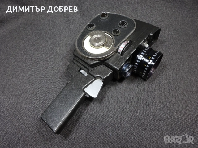 СТАРА РЕТРО СОЦ СССР 8 мм КИНОКАМЕРА КМЗ КВАРЦ QUARZ 2М, снимка 2 - Антикварни и старинни предмети - 53987032