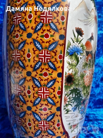 огромна китайска ваза за под, снимка 3 - Вази - 53997890