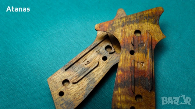 Чирени за Марго/Margo - орехови - ръчноизработени, снимка 7 - Оборудване и аксесоари за оръжия - 54149416