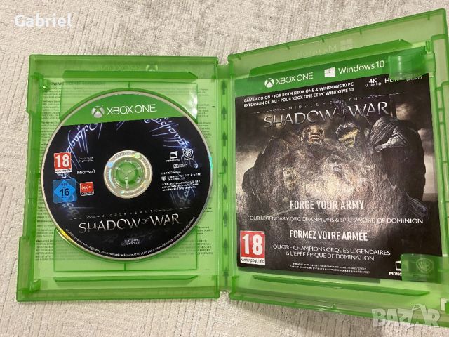 Middle Earth Shadow of War Xbox One, снимка 2 - Игри за Xbox - 45846004