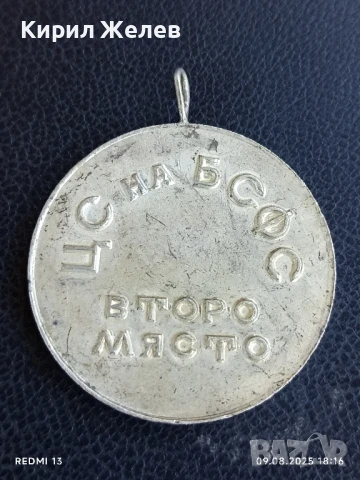 Медал ЦС на БСФС БАСКЕТБОЛ за КОЛЕКЦИЯ ДЕКОРАЦИЯ 34510, снимка 4 - Антикварни и старинни предмети - 51310355