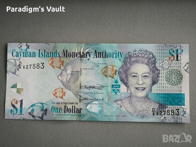 Банкнота - Кайманови острови - 1 долар UNC | 2018г., снимка 1 - Нумизматика и бонистика - 45870537