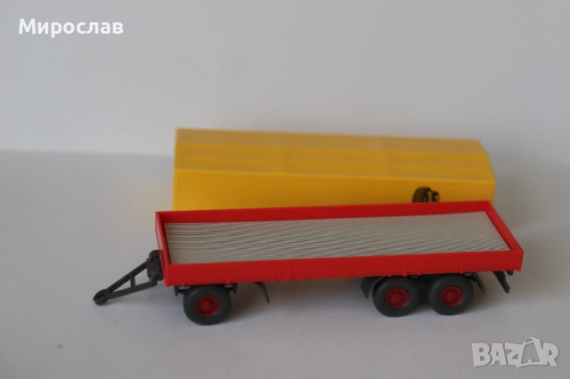 WIKING H0 1/87 РЕМАРКЕ КОЛИЧКА КАМИОН МОДЕЛ, снимка 5 - Колекции - 52949230