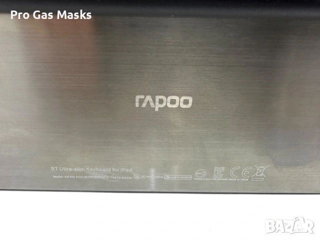 Unique Comfortable Keyboard Rapoo E6300 Wireless Bluetooth for ipad Black Stainless Steel   We ship , снимка 6 - Клавиатури и мишки - 53946698