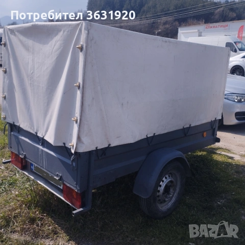 Ремарке за лек автомобил STEMA немско с регистрация, снимка 3 - Ремаркета - 53895153