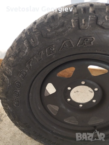 Продавам джанти с гуми 17" за Mitsubishi L200, снимка 5 - Гуми и джанти - 53311232