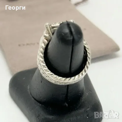 David Yurman оригинален пръстен с диаманти, снимка 4 - Пръстени - 50262807