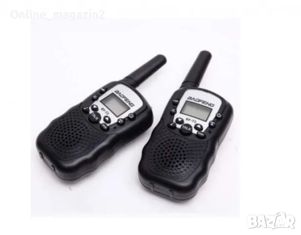 Уоки токи комплект 2 броя, Радиостанции BAOFENG BF-T3, Walkie talkie, снимка 1 - Друга електроника - 47503855