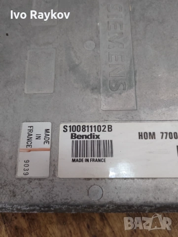 Компютър Двигател Bendix S100811102-B , HOM 7700731802 BVM за Renault, снимка 6 - Части - 53725082