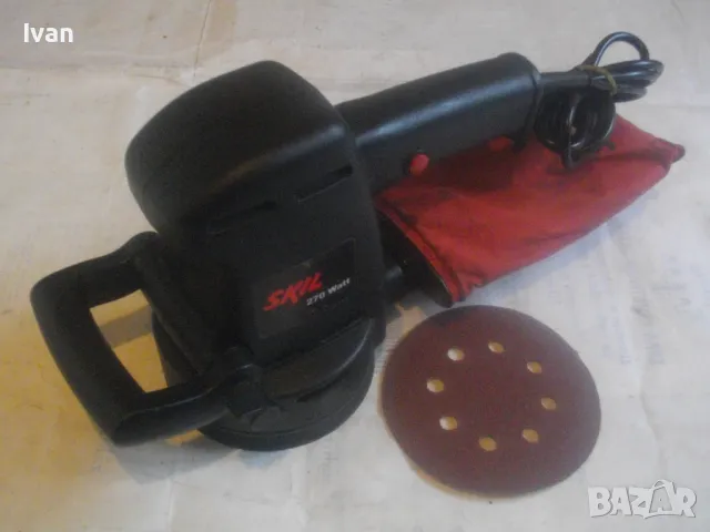 НОВ 270 ВАТА SKIL НИДЕРЛАНДСКИ КРЪГЪЛ ЕЛЕКТРИЧЕСКИ ЕКСЦЕНТЪР ВИБРОШЛАЙФ ф125мм С ТОРБА ЗА ПРАХ , снимка 16 - Други инструменти - 49774835