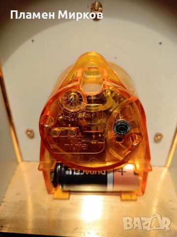 Германски настолен елмеханичен часовник, снимка 6 - Антикварни и старинни предмети - 52852168