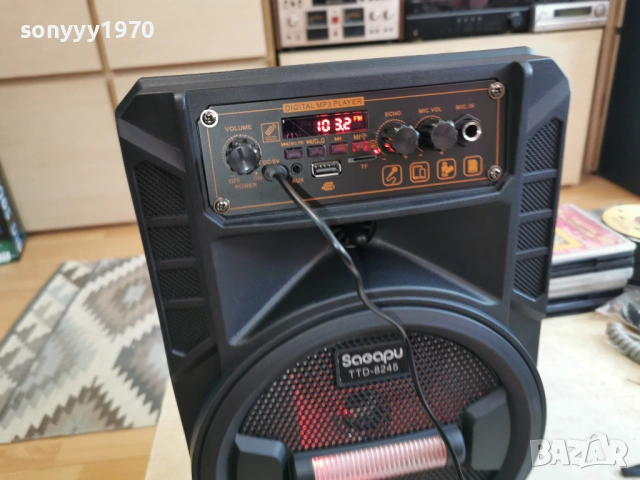 ТОНКОЛОНА С МИКРОФОН И ДИСТАНЦИОННО 0404261903, снимка 18 - Bluetooth тонколони - 54091897