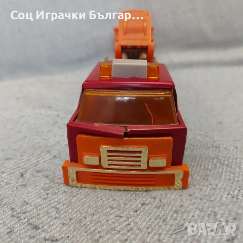 Стара Соц Българска Играчка Камион Мир Микро Авто Вишка, снимка 3 - Колекции - 53416995