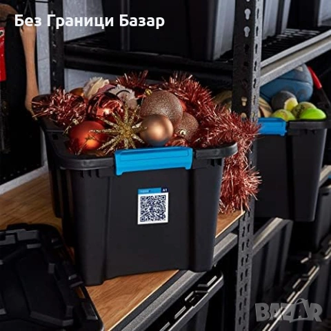 Нови QR стикери за кутии 60 броя етикети за организация дом офис, снимка 5 - Други - 53463760