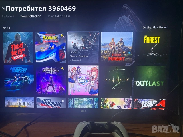 Playstation 5 Slim Disc version + 2 контролера + UFC 5,Fifa 26, снимка 3 - PlayStation конзоли - 53989085