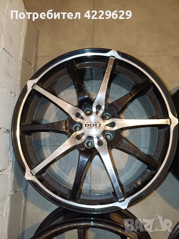 Алуминиеви джанти DOTZ 5x114.3 - 18 цола, снимка 2 - Гуми и джанти - 52775145