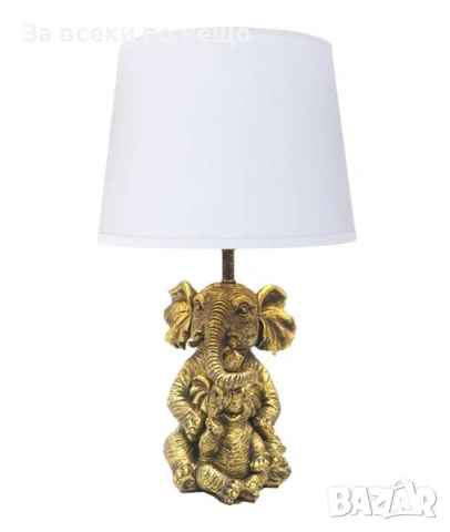 Настолна лампа Елион - медно-бял метал Код P2172