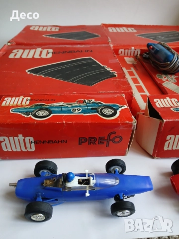 Prefo стара електрическа писта с колички ГДР., снимка 6 - Колекции - 52390196