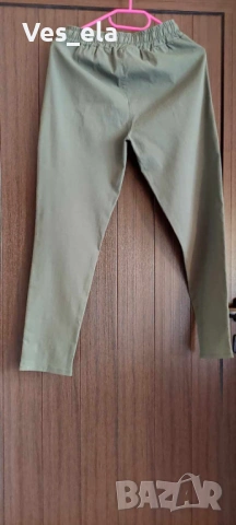  зелен спортен еластичен панталон, снимка 2 - Панталони - 54012531