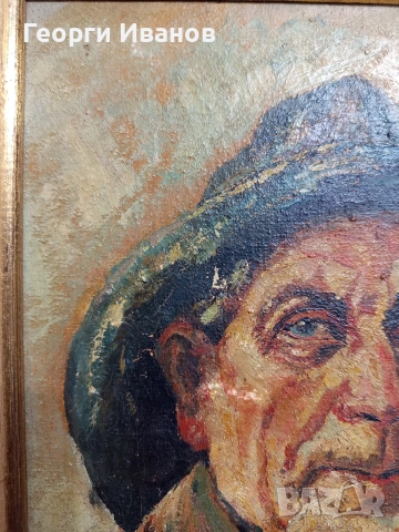 Стара картина ,портрет, снимка 6 - Картини - 53379968