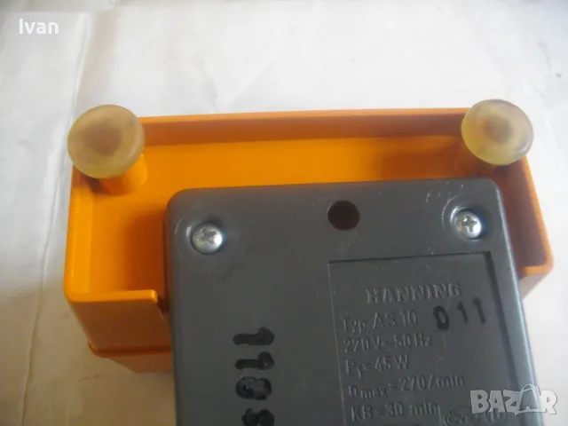 HANNING НЕМСКИ ОРИГИНАЛЕН ЕЛЕКТРИЧЕСКИ МИНИ ШМИРГЕЛ ЗА ВОДНО/СУХО ШЛАЙФАНЕ БАВНА СКОРОСТ 45W Ф100мм, снимка 10 - Други инструменти - 49623693