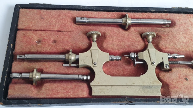 Античен струг за часовници ,1920година,Германия, снимка 7 - Антикварни и старинни предмети - 53906619