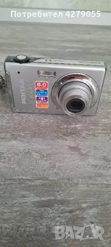 Фотоапарат Pentax Optio V10 8.0Megapixels + зарядно, снимка 1 - Фотоапарати - 47727647