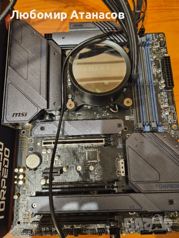 Дъно MSI MAG Z690 Torpedo, процесор I7 14700K и водно охлаждане NZXT X63 , снимка 3 - Дънни платки - 52631518