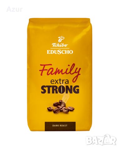 Kaфе на зърна Tchibo Eduscho Family Extra Strong – 1 кг, снимка 1 - Други стоки за дома - 46464386