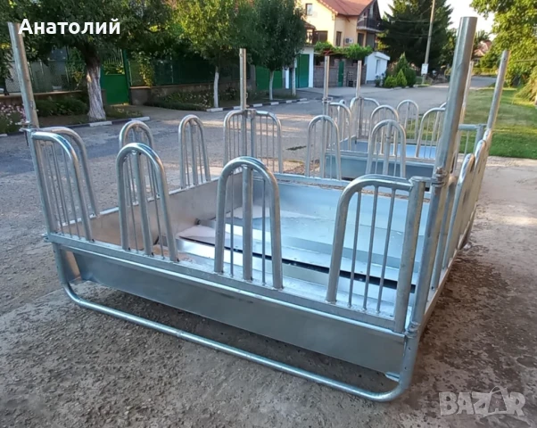 Пасищна хранилка за 12 животни-горещо поцинкована., снимка 5 - Други стоки за животни - 51323654