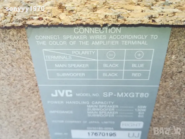 JVC SP-MXGT80 X2-ВНОС SWISS 0203251741LNWC, снимка 17 - Тонколони - 49336743