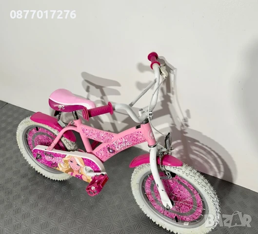 Детски велосипед Barbie за момиче 16 цола/ колело, снимка 2 - Велосипеди - 51387164