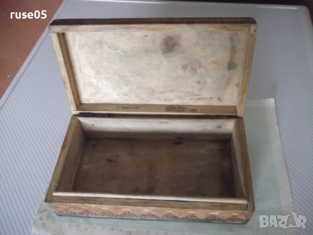 Кутия дървена пирографирана от соца - 4, снимка 5 - Колекции - 51555043