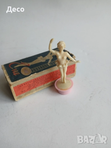 Стара играчка фигурка балерина Чехословакия., снимка 2 - Колекции - 52275215
