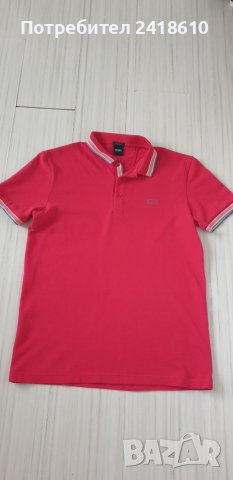 Hugo Boss Paddy Pique Cotton Regular Fit Mens Size L ОРИГИНАЛНА Тениска!, снимка 9 - Тениски - 45983798