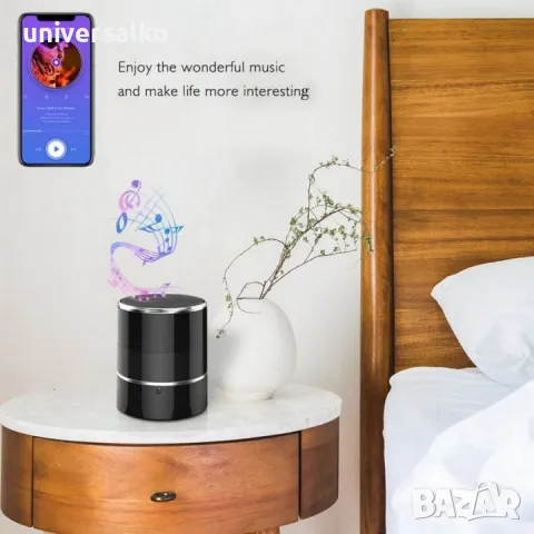 Скрита WIFI камера в Bluetooth колонка, високоговорител Full HD, снимка 2 - IP камери - 49218044